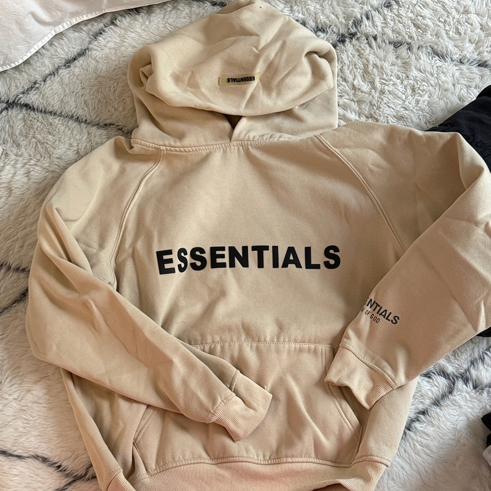 Essentials Tan Hoodie